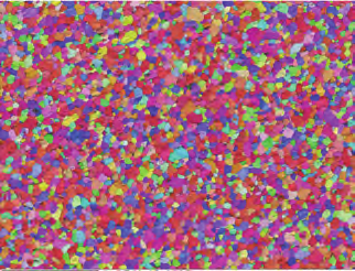 Fig. 2. EBSD pattern from zirconium